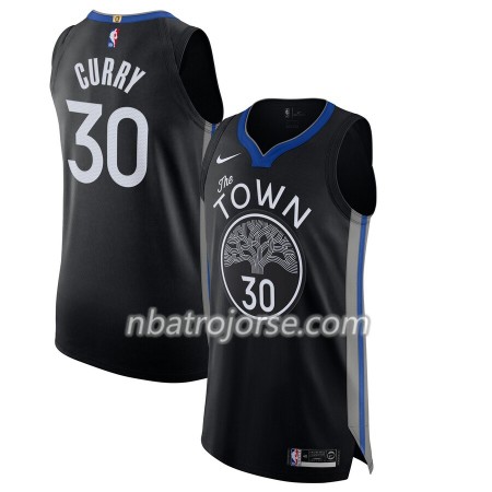 Män Golden State Warriors Tröja Stephen Curry 30 2019-20 Nike City Edition Swingman
